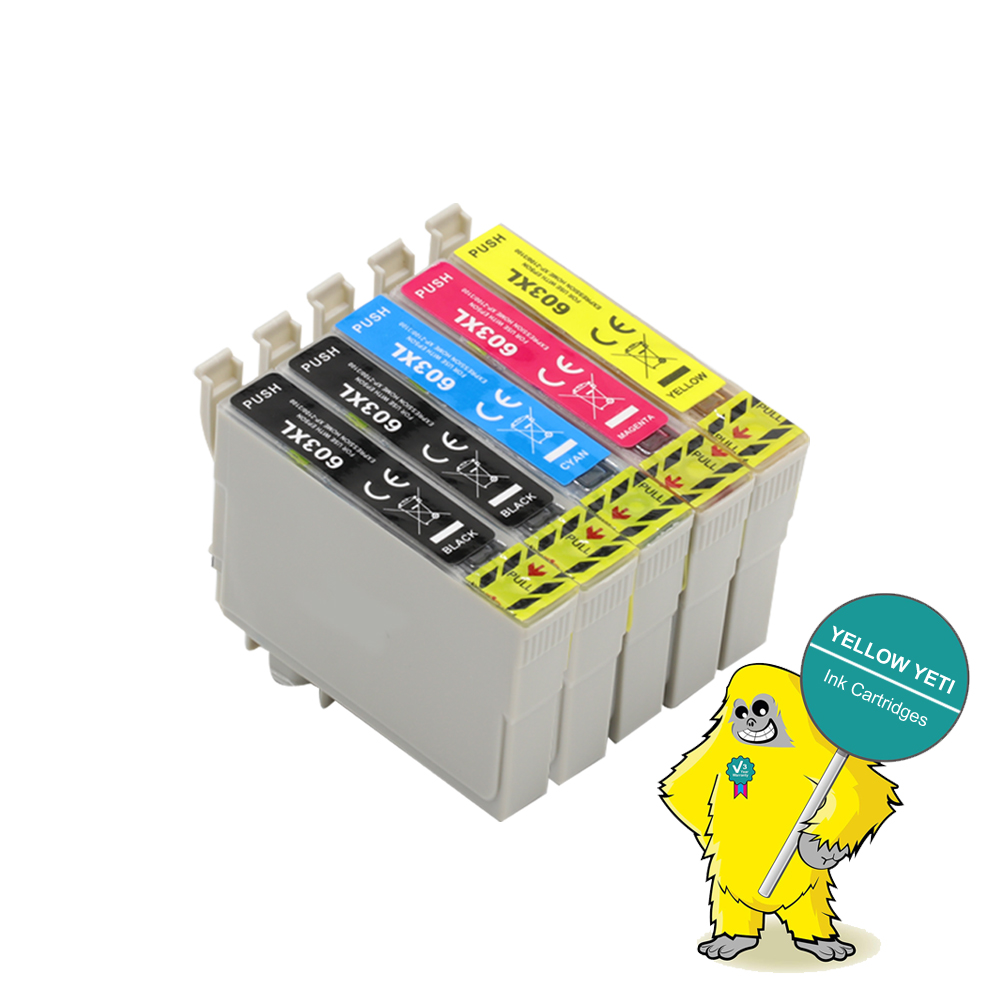 5 Ink Cartridge for Epson 603XL WorkForce WF2835DWF WF2850DWF eBay